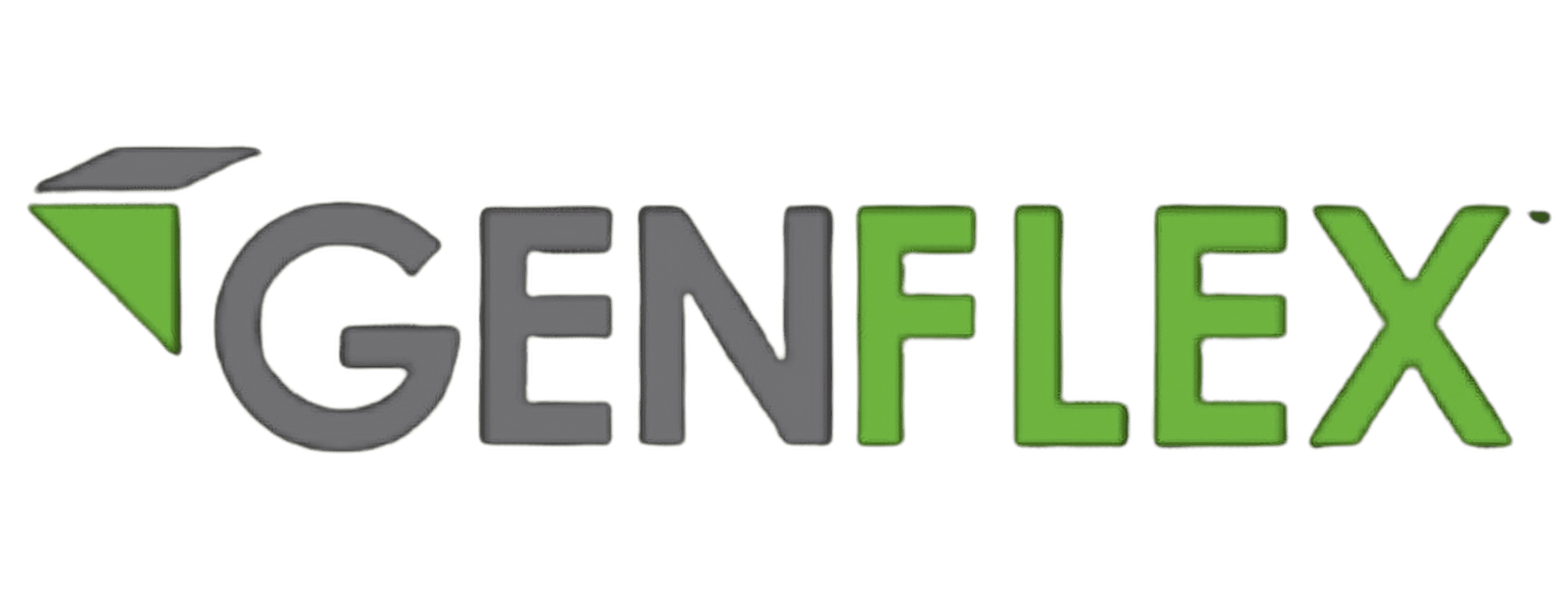 GenFlex company logo with green and gray colors